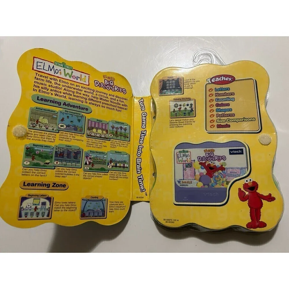 VTech V.Smile Smartridge: Elmo's World Big Discoveries